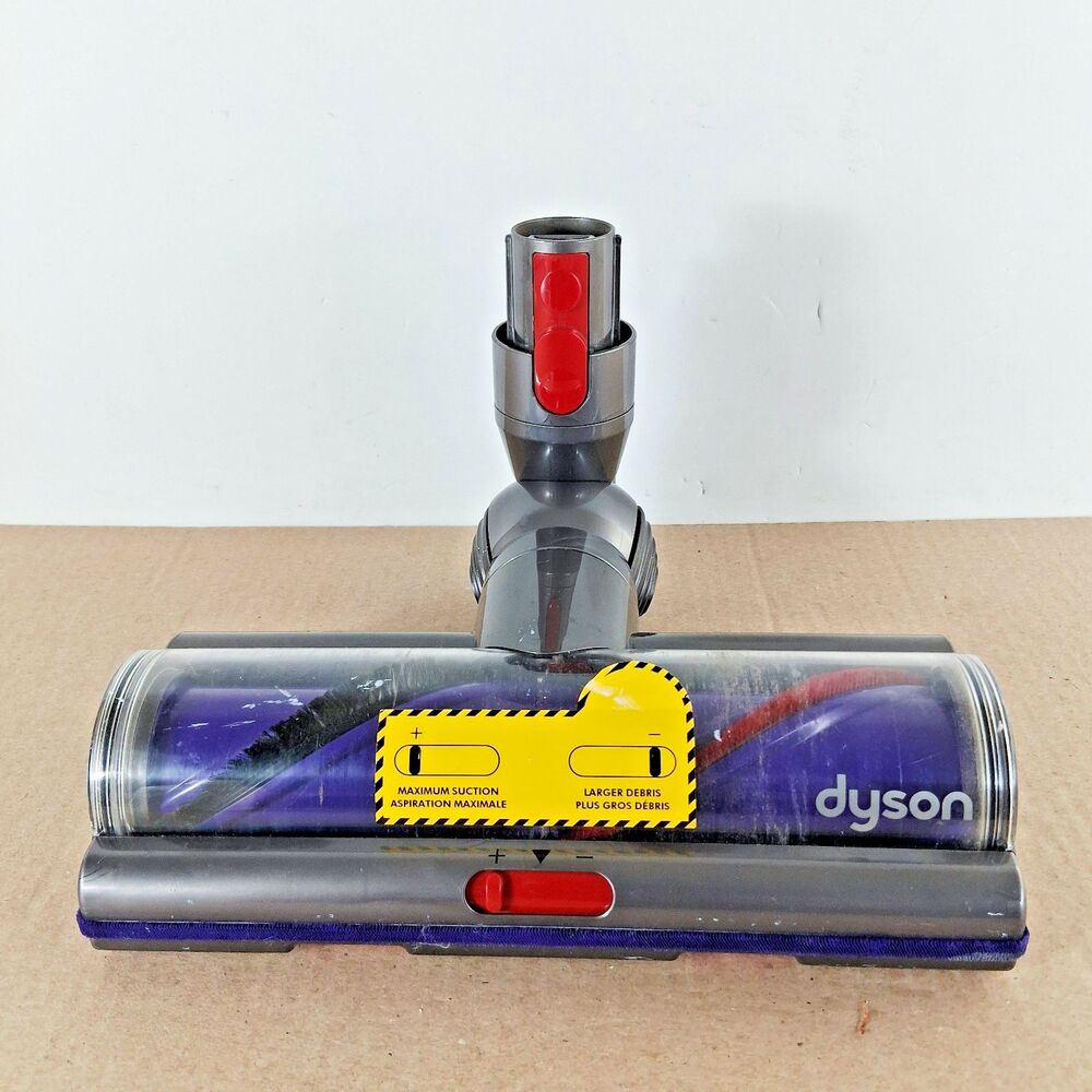 Dyson Cyclone V10 Absolute Fluffy Red And Purple Soft Roller Cleaner Head